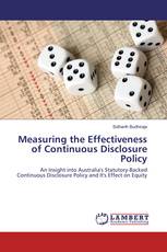 Measuring the Effectiveness of Continuous Disclosure Policy