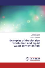 Examples of droplet size distribution and liquid water content in fog