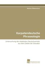 Karpatendeutsche Phraseologie