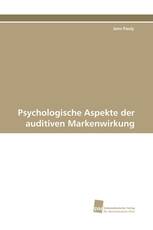 Psychologische Aspekte der auditiven Markenwirkung