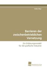 Barrieren der zwischenbetrieblichen Vernetzung