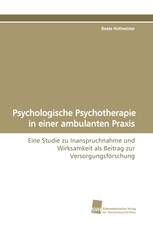 Psychologische Psychotherapie in einer ambulanten Praxis