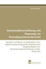 Grammatikvermittlung mit Popsongs im Fremdsprachenunterricht