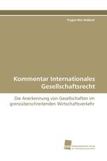 Kommentar Internationales Gesellschaftsrecht