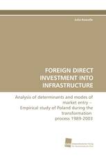 FOREIGN DIRECT INVESTMENT INTO INFRASTRUCTURE