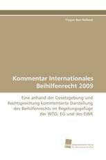 Kommentar Internationales Beihilfenrecht 2009