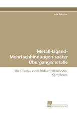 Metall-Ligand-Mehrfachbindungen später Übergangsmetalle