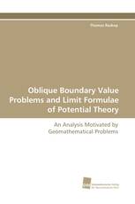 Oblique Boundary Value Problems and Limit Formulae of Potential Theory