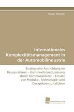 Internationales Komplexitätsmanagement in der Automobilindustrie