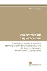 Immerwährende Ungleichheiten?