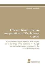 Efficient band structure computation of 3D photonic crystals