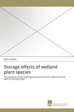 Storage effects of wetland plant species