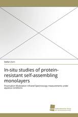 In-situ studies of protein-resistant self-assembling monolayers
