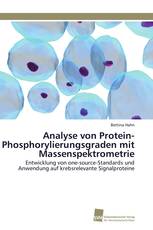 Analyse von Protein-Phosphorylierungsgraden mit Massenspektrometrie