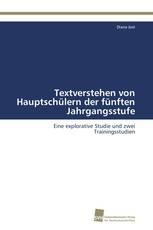 Textverstehen von Hauptschülern der fünften Jahrgangsstufe