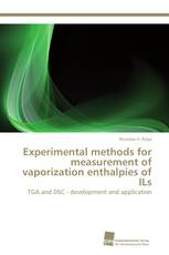 Experimental methods for measurement of vaporization enthalpies of ILs