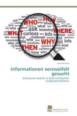 Informationen verzweifelt gesucht