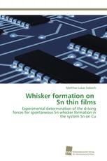 Whisker formation on Sn thin films