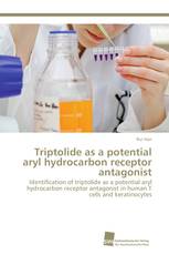 Triptolide as a potential aryl hydrocarbon receptor antagonist