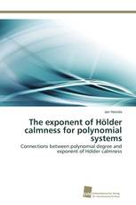 The exponent of Hölder calmness for polynomial systems