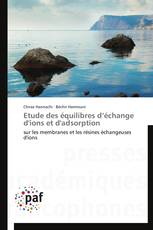 Etude des équilibres d’échange d'ions et d'adsorption