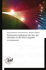 Emissions optiques du fer, du chrome et de leurs oxydes