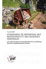 STANDARDS DE REPORTING DES RESSOURCES ET DES RESERVES MINERALES