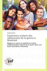 Expérience scolaire des adolescents de la guerre à Montréal