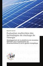 Évaluation multicritère des technologies de stockage de l'énergie