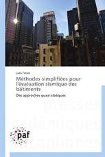 Méthodes simplifiées pour l'évaluation sismique des bâtiments