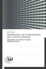 Modélisation de la lubrification des surfaces texturées