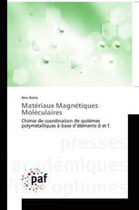 Matériaux Magnétiques Moléculaires