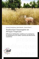 Production Fourragère en Afrique Tropicale