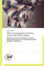 XAS investigation de Films minces de SnO2 dopés