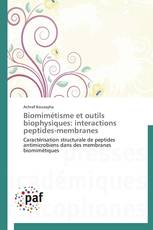 Biomimétisme et outils biophysiques: interactions peptides-membranes