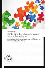 L'ordinaire dans l'enseignement des mathématiques