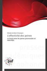 L'effectivité des peines