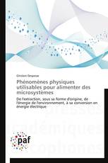 Phénomènes physiques utilisables pour alimenter  des microsystèmes