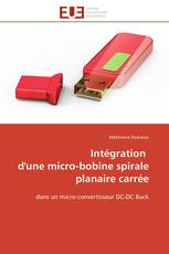 Intégration   d'une micro-bobine spirale planaire carrée