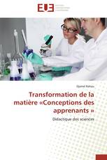 Transformation de la matière «Conceptions des apprenants »