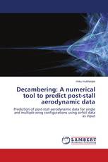 Decambering: A numerical tool to predict post-stall aerodynamic data