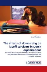 The effects of downsizing on layoff survivors in Dutch organizations