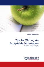 Tips for Writing An Acceptable Dissertation