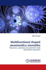 Multifunctional shaped aluminosilica monoliths