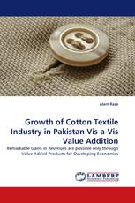 Growth of Cotton Textile Industry in Pakistan Vis-a-Vis Value Addition