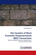 The Taxation of Black Economic Empowernment (BEE) Transactions
