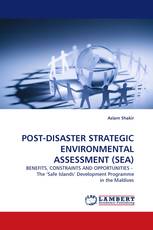 POST-DISASTER STRATEGIC ENVIRONMENTAL ASSESSMENT (SEA)