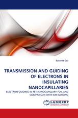 TRANSMISSION AND GUIDING OF ELECTRONS IN INSULATING NANOCAPILLARIES