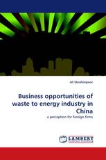 Business opportunities of waste to energy industry in China