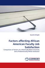 Factors affecting African American Faculty Job Satisfaction